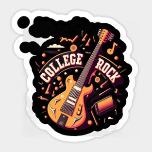 College Rock Sticker